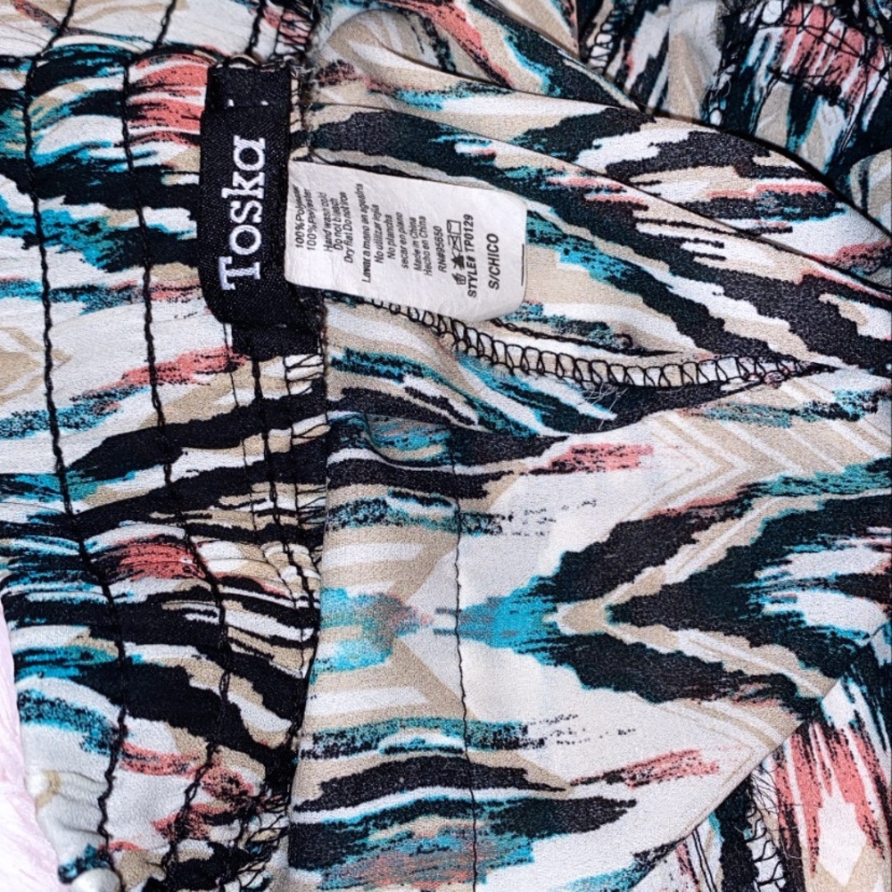 Polyester Multi-colored Pants - Picture 2 of 6